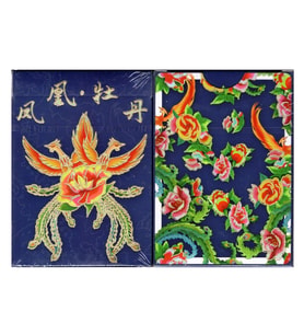 BPCC Phoenix and Peony Blue Oyun Kağıdı Koleksiyonluk iskambil Kartları (Karışık)