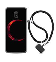 Xiaomi Redmi 8A 8 Pro 9C 9T 10C 11T Pro Kılıf Boyun Askılı Silikon Red Moons 1747