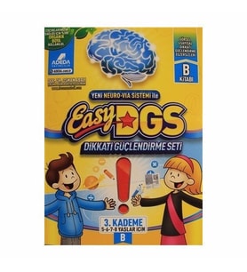Dikkat Güçlendirme Seti Easy (5/8 Yaş) (B) - Kolektif - Adeda Yayınları 