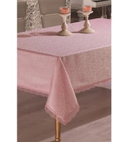 Dantelli Masa Örtüsü 160x220 (Pudra)