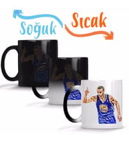 Stephen Curry 02 Sihirli Kupa Bardak Porselen