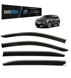 Sunplex Kromlu Cam Rüzgarlığı Citroen C5 Aircross 2019-2025 ile uyumlu