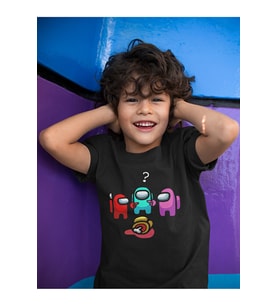 Among Us Baskılı Unisex Oyun Çocuk Tişört (1-12 YAŞ)