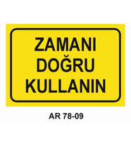 İŞ GÜVENLİĞİ UYARI LEVHASI 1 ADET PVC 21 X 29CM