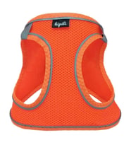 Üç Kilitli Sportif Kedi Köpek Göğüs Tasması 24-28 cm XX-Small Turuncu
