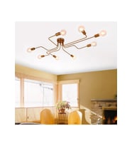 Horadiz Örümcek Plafonyer Avize RA-AVZ- 8610-76-94 (Eskitme Altın)