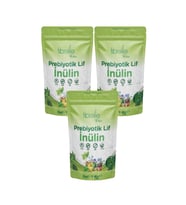 Fibrelle İnülin Prebiyotik Lif Hindibağ 1 Kg Ambalaj 3 Paket