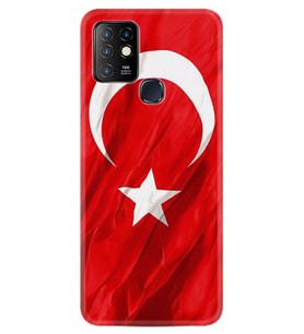 INFINIX Hot 8 9 10 11S Hot 10 Play 10T Kılıf Desemli Silikon Şanlı Türk Bayrağı 4 1401