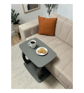 İMOKA Çiftli Büyük Boy C Sehpa 60x40x60 cm Koltuk Yanı Sehpa