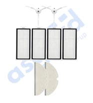 ROBOROCK Q5, Q5+, Q5 PRO,Q5 PRO+ UYUMLU 2 Yan Fırça 4 Filtre 2 Mop PKT-iasgf0000472