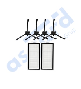 ROBOROCK Q8 MAX , Q8 MAX+ UYUMLU 4 Yan Fırça 2 Filtre PKT-iasgf0001261