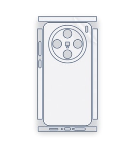 SChitec VIVO X200 Pro mini Uyumlu Fullbody Arka Kaplama Hidrojel Koruyucu Film