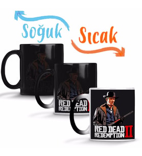 Red Dead Redemption 2 John Marston Sihirli Kupa Bardak Porselen