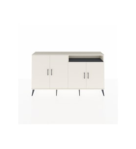 Arges Konsol 6 Raflı 4 Kapaklı 176x30x99 Aytaşı-Aytaşı/Antrasit