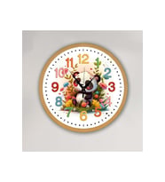 bilge Tasarım Çocuk odası Duvar Saati 30 x 30 CM (Karışık)