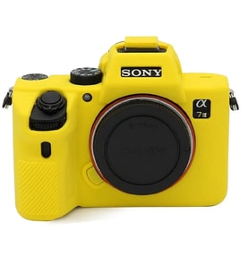 Mettzchrom Sony A7M4 a74 A7M5 Mark V A7 Mark 4 Uyumlu Silikon Koruyucu Kılıf