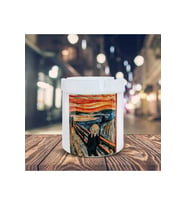 Edvard Munch Çığlık Sanat Eseri Baskılı Küllük Kül Tablası-0578