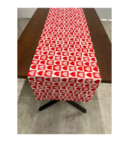 Sevgililer Günü Kalpli Aşk Temalı Runner Örtüsü 40 X 140