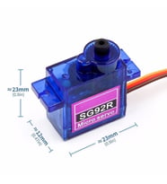 SG92R 2.5kg 4.8V Mikro Servo Motor RC Uçak, RC Araba
