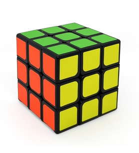 Zeka Küpü Renkli Kaliteli Rubik Sabır Küpü 3x3x3 Speed Küp