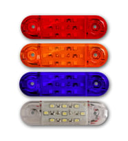 20 ADET TOMBUL PARMAK LED 9 LED Lİ FAR LAMBA RENK SEÇENEKLİ (Kırmızı)