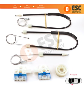 VW Jetta MK6 A6 IV 2010-2018 5C6 5C6837461 İçin Elektrikli Ön Sol Cam Kriko Tamir Seti
