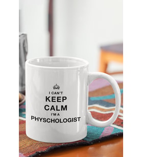 Psikolog I Can't Keep Calm I'm Physchologist Hediyelik Baskılı Kupa Bardak
