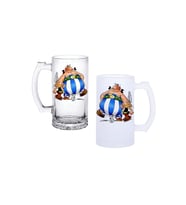 Ghostbastır Design Vikingler Kulplu Bira Bardağı Buzlu veya Şeffaf Seçenekli 0247