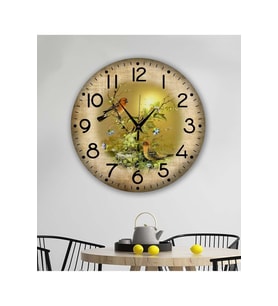 bilge Tasarım retro Duvar Saati 35 x 35 CM (Karışık)