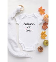Özel Tasarım Annesinin Birtanesi Bebek Body Anne Bebek Badi Zıbın