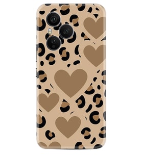 Honor 400 Pro Kılıf Boutique Baskılı Resimli Leopar Kalp Pcode -068
