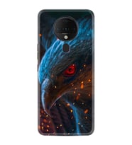 Tecno Spark 6 Kılıf Silikon Desen Şahin 1756