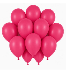 Bordo Renk Lateks Pastel Balon (30 cm) - 12 Adet