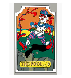 Aptal Jojo Tarot Kartı - Hd Tablo Ahşap Poster Dekoratif