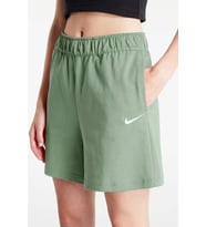 Nike Sportswear Essential Loose Fit Jersey Shorts Bol Kesim Jarse Kumaş Kadın Şort Yeşil