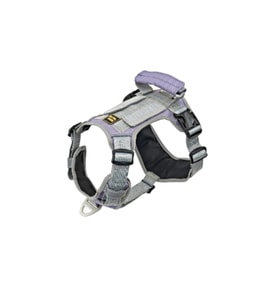 INTERLAKEN Köpek HARNESS Kosum Takimi Hafif Küçük ve Büyük Köpekler Uzanma Önleyici Gögüs Tasmasi GRI&LILA XL BEDEN