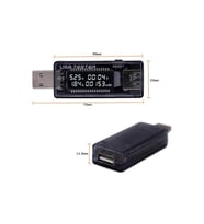 Usb Voltmetre Ampermetre Led Gösterge Volt Amper Ölçer