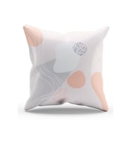 Moud's Çift Tarafı Baskılı Basic Flower-1 Desenli Süet Kırlent Kılıfı
