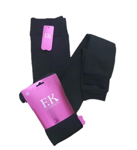 F.K. Leggings Kadın Termal Tayt Kışlık İçi Pelüş İçlik  - 1 Adet (Siyah)