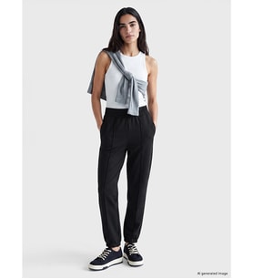 LCW Vision Siyah Soft Touch Kadın Jogger Eşofman Altı