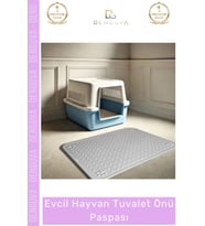 #TuvaletPaspası Kaliteli Kaymaz Tabanlı Kedi Köpek Hijyenik Pet Hayvan Tuvalet Önü Mama Kabı Kum Pas