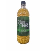 Combat Zone 6mm Plastik Boncuk 5000 LİK 0,12 gr (Sarı)