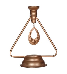 Vitale Rusty Gold Çan Modeli Mumluk 13x29 cm AK.GN0006