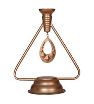 Vitale Rusty Gold Çan Modeli Mumluk 13x29 cm AK.GN0006