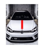 Oto Kaput Şerit Sticker Kartal Tasarımlı Kırmızı 12*60 Cm