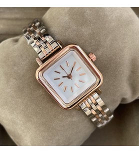 Özel Kutulu Minimal Kare Kadran Metal Kordon Gümüş Rose Gold Kadın Kol Saati Ablaya Kız Kardese Sevgiliye Anneye Teyzeye Halaya Kol Saati Hediyesi Dogum Gunu Yildonumu Hediyesi Hanima Ese Sevgiliye Hediye