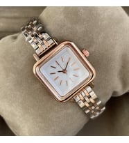 Özel Kutulu Minimal Kare Kadran Metal Kordon Gümüş Rose Gold Kadın Kol Saati Ablaya Kız Kardese Sevgiliye Anneye Teyzeye Halaya Kol Saati Hediyesi Dogum Gunu Yildonumu Hediyesi Hanima Ese Sevgiliye Hediye