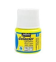 Pebeo Setacolor Light Fabric Fluorescent (Fosforlu) Kumaş Boyası 31 YELLOW 