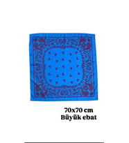 Desenli Fular 70x70cm - ÇOK RENKLİ