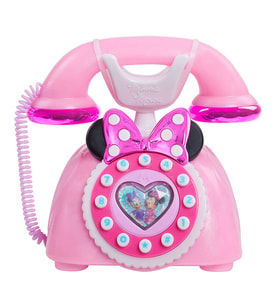 Minnie Mouse Sesli ve Işıklı Retro Telefon 88272